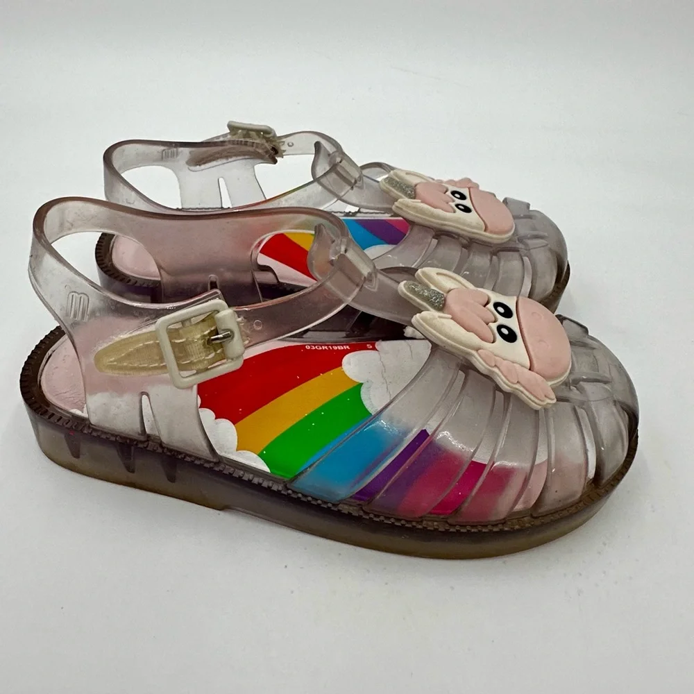 Mini Melissa Possession Unicorn Sandals Size 10 - Picture 4 of 7